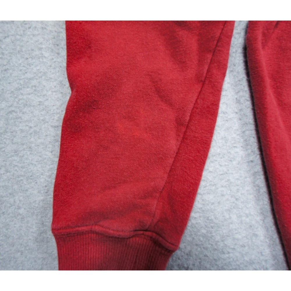 The North Face Sweatshirt Womens Medium Red Hoodie Fleece Pullover Ladies FLAW* - Picture 4 of 11